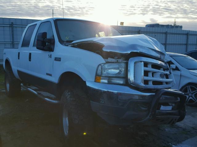 1FTSW31P34ED18398 - 2004 FORD F350 SRW S WHITE photo 1