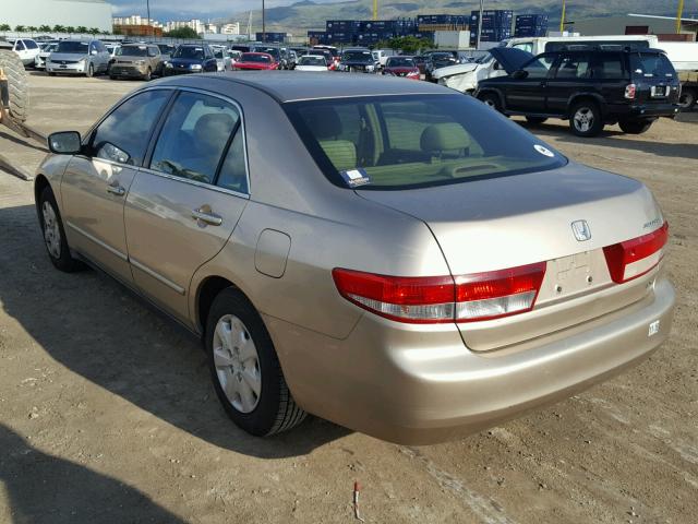 1HGCM55384A075998 - 2004 HONDA ACCORD LX GOLD photo 3