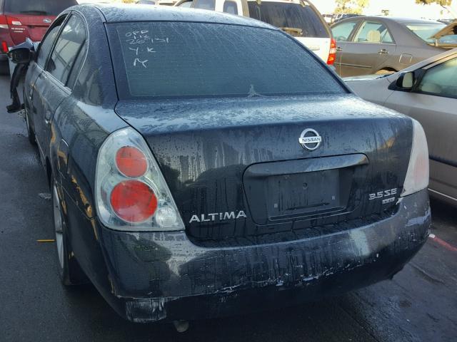 1N4BL11D95C136209 - 2005 NISSAN ALTIMA SE BLACK photo 3