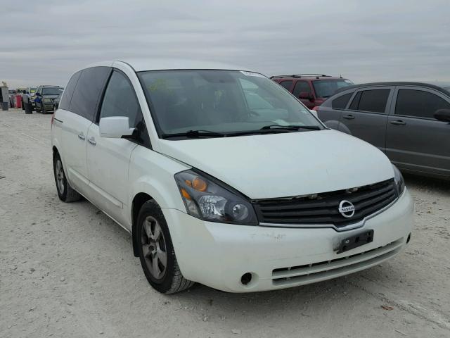 5N1BV28U47N135049 - 2007 NISSAN QUEST S WHITE photo 1