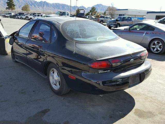 1FAFP53U5XG162358 - 1999 FORD TAURUS SE BLACK photo 3