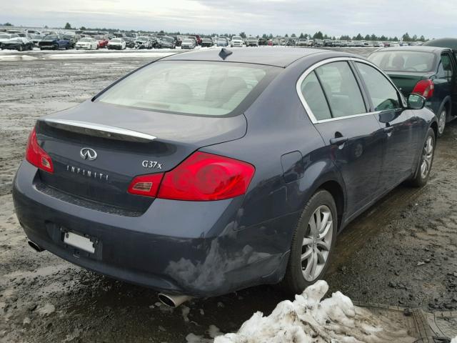 JNKCV61F89M350551 - 2009 INFINITI G37 BLUE photo 4