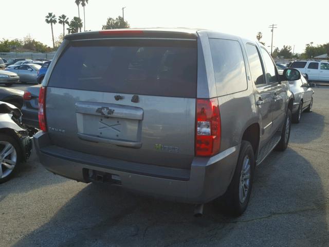 1GNFC13528R215165 - 2008 CHEVROLET TAHOE C150 GRAY photo 4