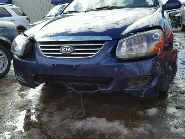 KNAFE221495633949 - 2009 KIA SPECTRA EX BLUE photo 9