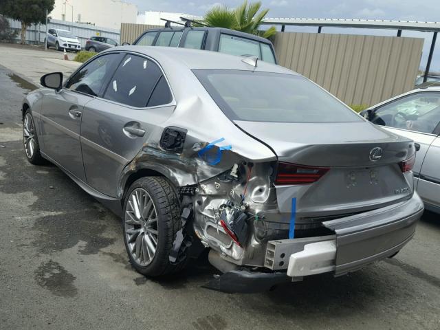 JTHBF1D28E5005156 - 2014 LEXUS IS 250 SILVER photo 3