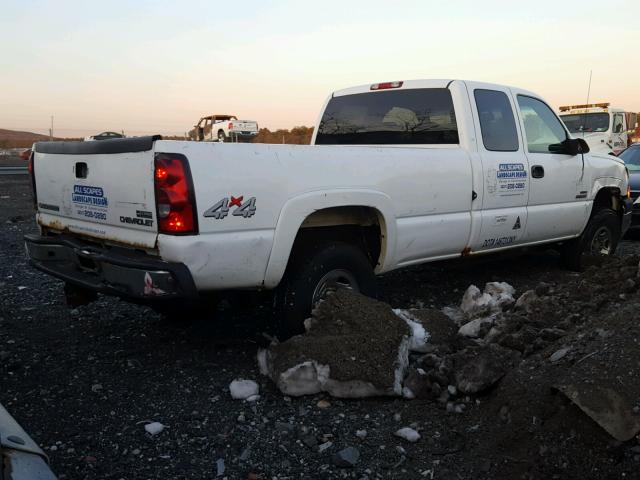 1GCHK39255E106540 - 2005 CHEVROLET SILVERADO WHITE photo 4