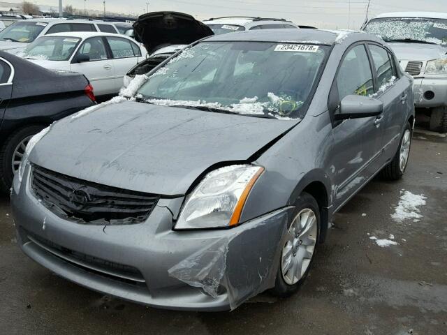 3N1AB6APXAL603557 - 2010 NISSAN SENTRA 2.0 GRAY photo 2