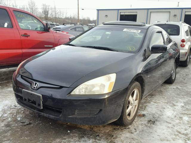 1HGCM72765A015688 - 2005 HONDA ACCORD EX BLACK photo 2