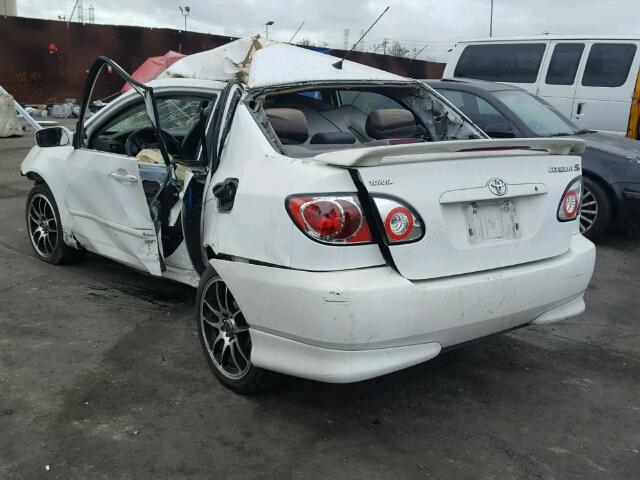 1NXBR32EX5Z396927 - 2005 TOYOTA COROLLA CE WHITE photo 3