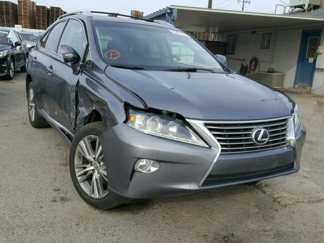 2T2ZK1BA0FC189272 - 2015 LEXUS RX 350 CHARCOAL photo 1