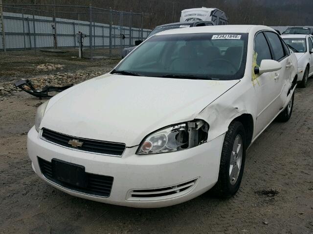 2G1WT55K469413362 - 2006 CHEVROLET IMPALA LT WHITE photo 2