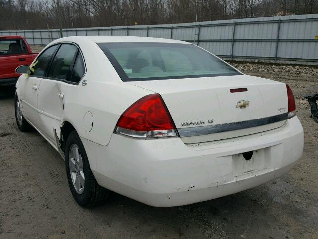 2G1WT55K469413362 - 2006 CHEVROLET IMPALA LT WHITE photo 3