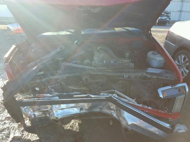 1GTEC14H4ME511447 - 1991 GMC SIERRA C15 RED photo 7