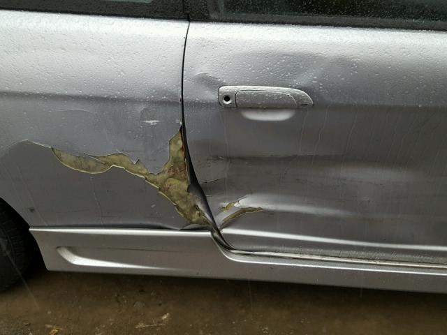 1HGEM22925L030433 - 2005 HONDA CIVIC EX ვერცხლისფერი ფოტო 9