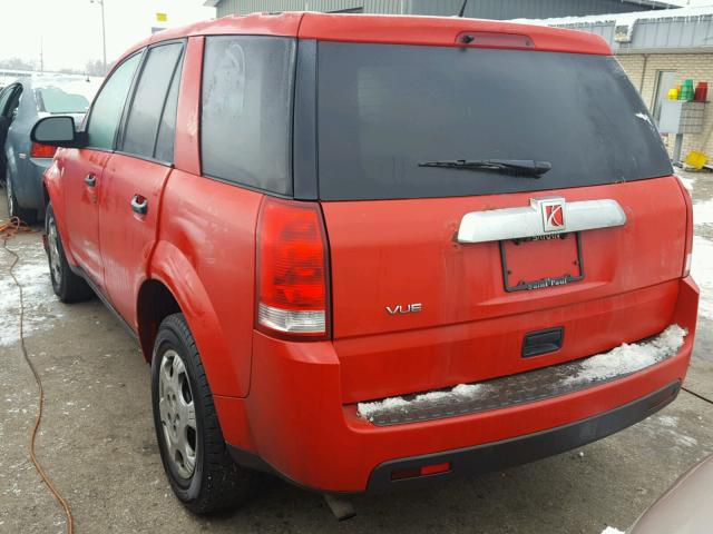 5GZCZ23D76S864228 - 2006 SATURN VUE RED photo 3