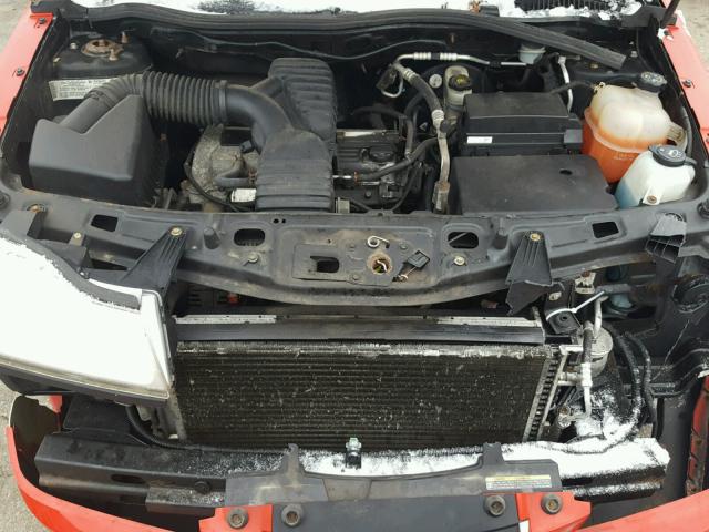 5GZCZ23D76S864228 - 2006 SATURN VUE RED photo 7