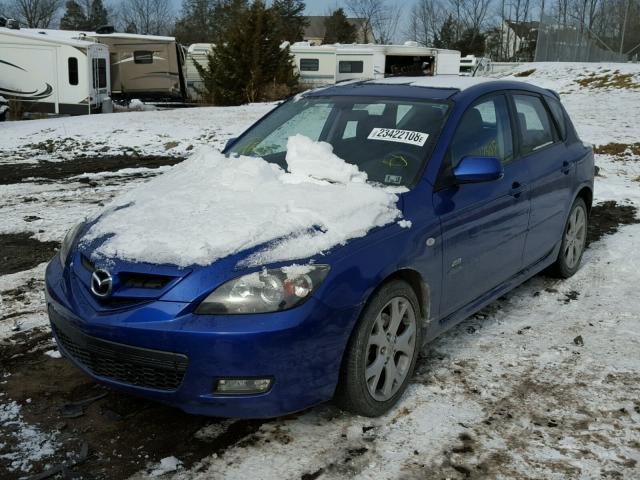 JM1BK343271715150 - 2007 MAZDA 3 HATCHBAC BLUE photo 2