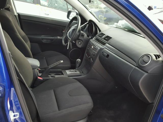 JM1BK343271715150 - 2007 MAZDA 3 HATCHBAC BLUE photo 5