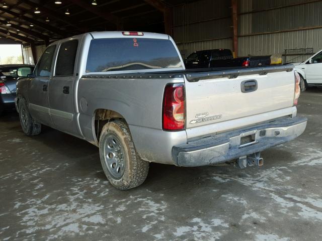 2GCEC13T061145187 - 2006 CHEVROLET SILVERADO SILVER photo 3