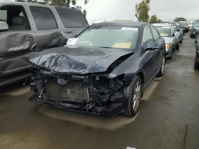 JH4CL96845C005938 - 2005 ACURA TSX CHARCOAL photo 2