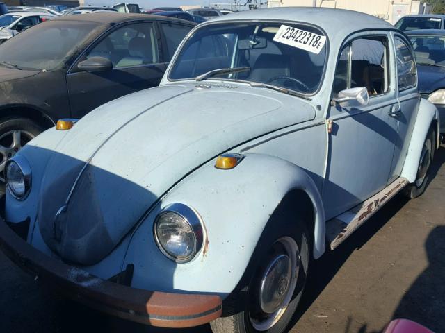 118439331 - 1968 VOLKSWAGEN BEETLE BLUE photo 2