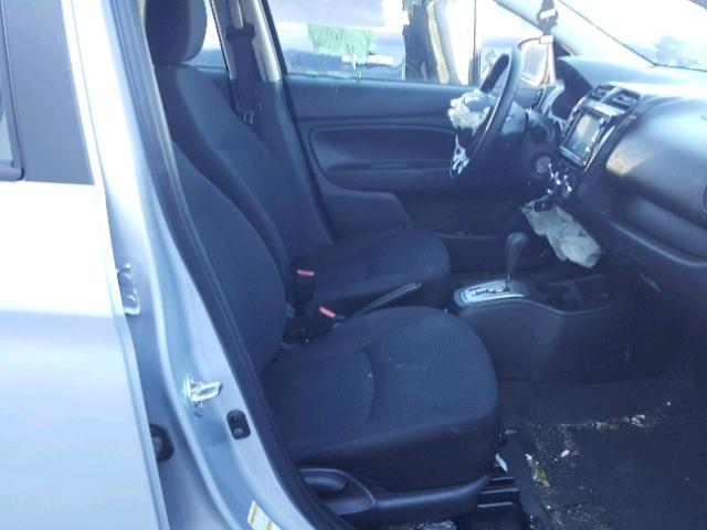 ML32F3FJ0HHF14572 - 2017 MITSUBISHI MIRAGE G4 SILVER photo 5