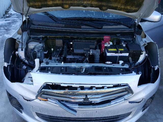 ML32F3FJ0HHF14572 - 2017 MITSUBISHI MIRAGE G4 SILVER photo 7