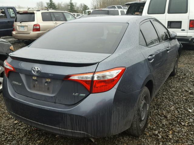 5YFBPRHE0EP163771 - 2014 TOYOTA COROLLA EC CHARCOAL photo 4