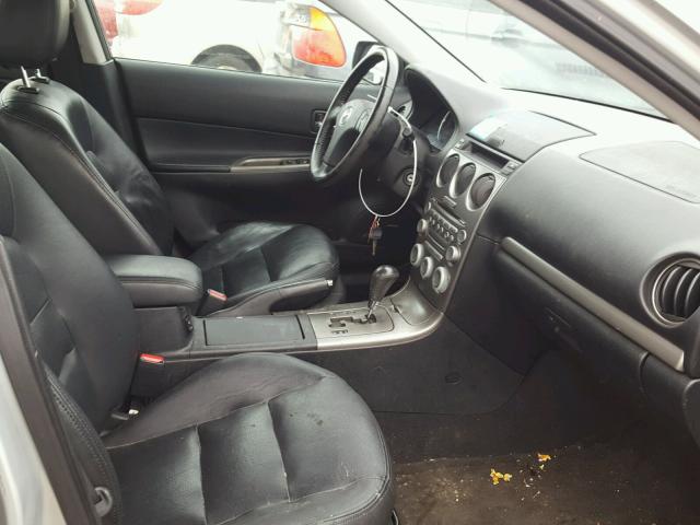 1YVHP84D855M22628 - 2005 MAZDA 6 S SILVER photo 5