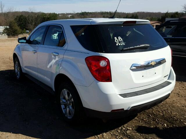 2GNALBEC8B1309448 - 2011 CHEVROLET EQUINOX LS WHITE photo 3