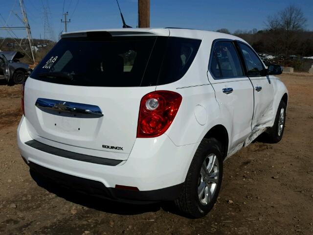 2GNALBEC8B1309448 - 2011 CHEVROLET EQUINOX LS WHITE photo 4