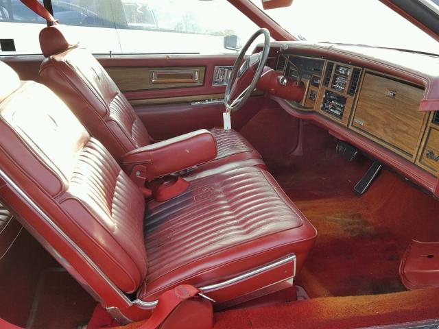 1G6EL5783FE629191 - 1985 CADILLAC ELDORADO BLACK photo 5