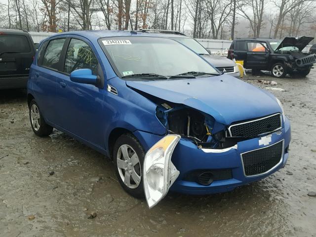 KL1TD6DE7BB162278 - 2011 CHEVROLET AVEO LS BLUE photo 1