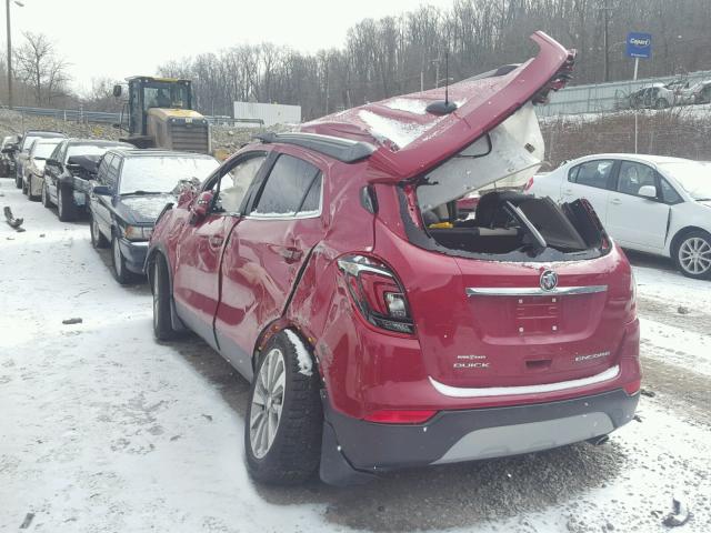 KL4CJASB3HB088633 - 2017 BUICK ENCORE PRE RED photo 3