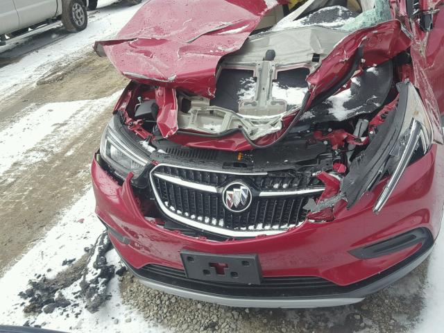 KL4CJASB3HB088633 - 2017 BUICK ENCORE PRE RED photo 7