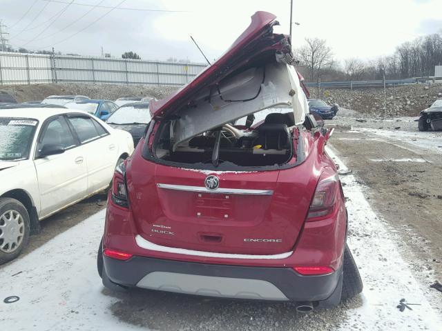 KL4CJASB3HB088633 - 2017 BUICK ENCORE PRE RED photo 9