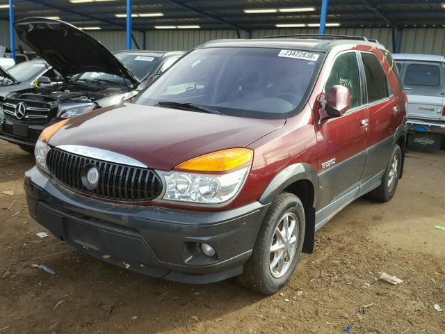 3G5DB03E22S581250 - 2002 BUICK RENDEZVOUS RED photo 2