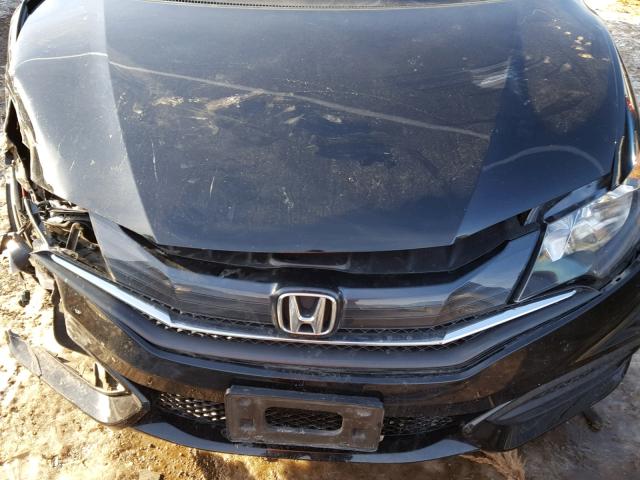 2HGFG3B59EH503613 - 2014 HONDA CIVIC LX BLACK photo 7