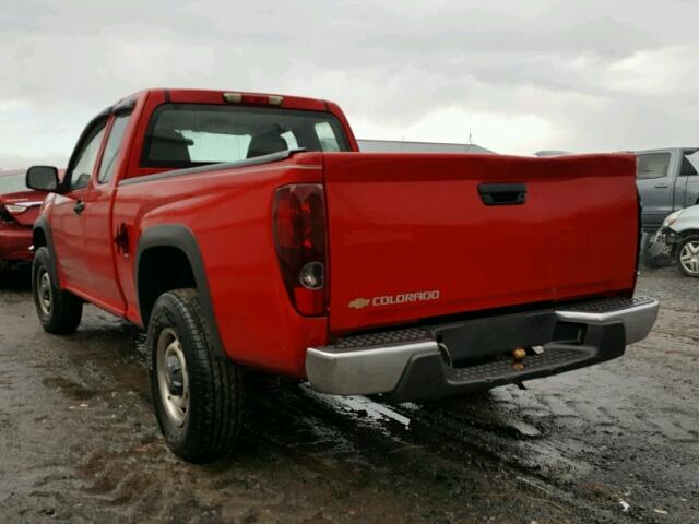 1GCDT198558211680 - 2005 CHEVROLET COLORADO RED photo 3