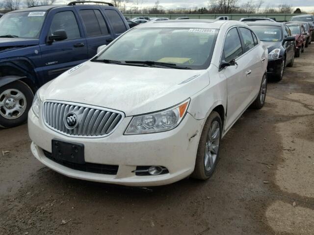 1G4GE5ED0BF245076 - 2011 BUICK LACROSSE C WHITE photo 2