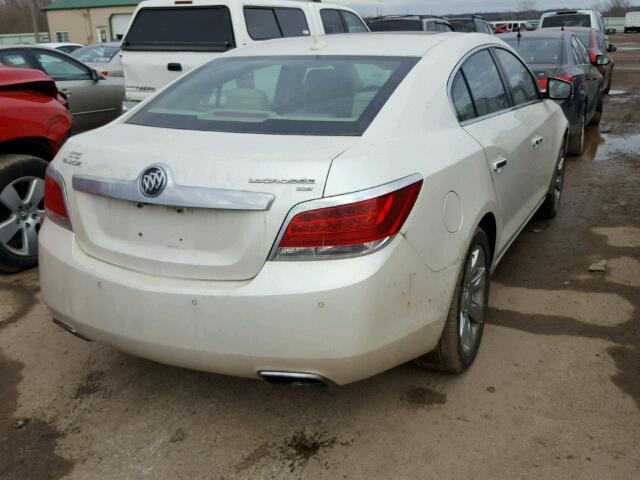 1G4GE5ED0BF245076 - 2011 BUICK LACROSSE C WHITE photo 4