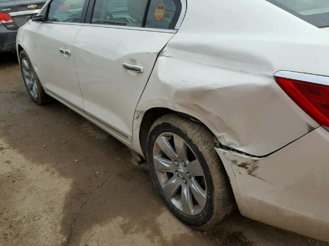 1G4GE5ED0BF245076 - 2011 BUICK LACROSSE C WHITE photo 9