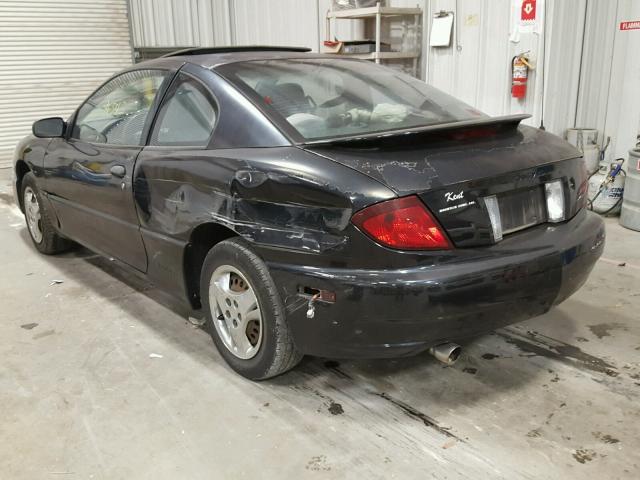 1G2JB12F447223827 - 2004 PONTIAC SUNFIRE BLACK photo 3