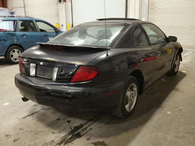 1G2JB12F447223827 - 2004 PONTIAC SUNFIRE BLACK photo 4