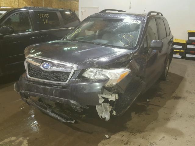 JF2SJADC8FH411853 - 2015 SUBARU FORESTER 2 GRAY photo 2