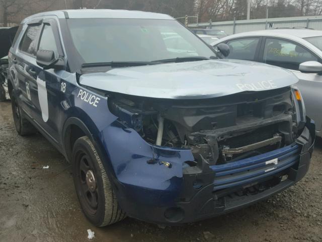 1FM5K8AR0FGC07964 - 2015 FORD EXPLORER P BLUE photo 1