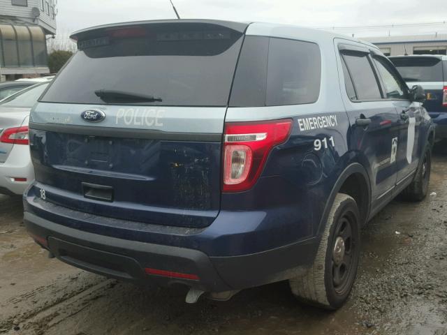 1FM5K8AR0FGC07964 - 2015 FORD EXPLORER P BLUE photo 4