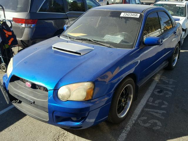 JF1GD29644G513700 - 2004 SUBARU IMPREZA WR BLUE photo 2