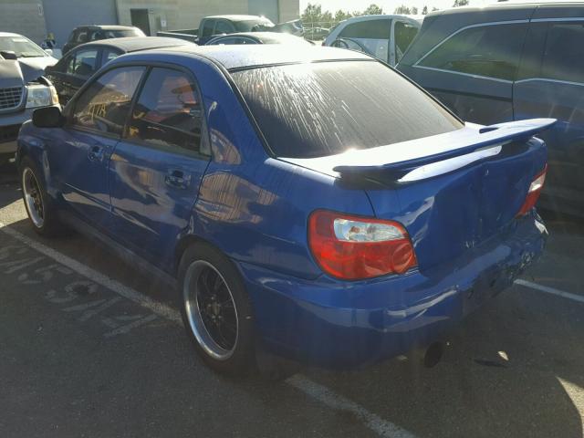 JF1GD29644G513700 - 2004 SUBARU IMPREZA WR BLUE photo 3