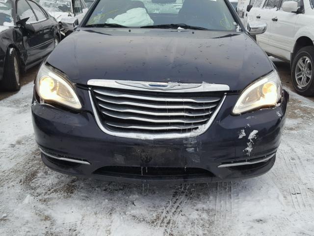 1C3CCBCGXCN326084 - 2012 CHRYSLER 200 LIMITE BLUE photo 9